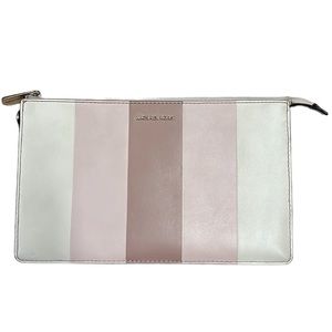 Michael Kors Striped Large Clutch Wallet